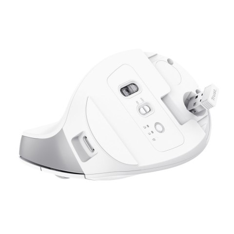 Trust Bayo+ - Mysz ergonomiczna bezprzewodowa (Biały) Trust Bayo+ - Mysz ergonomiczna bezprzewodowa (Biały)