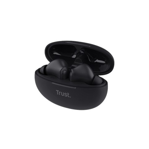 Trust Yavi - Bezprzewodowe słuchawki dokanałowe Bluetooth TWS z etui ładującym & ENC (Czarny) Trust Yavi - Bezprzewodowe słuchawki dokanałowe Bluetooth TWS z etui ładującym & ENC (Czarny)
