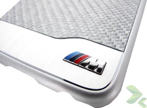 BMW M Edition Carbon & Aluminium Hard Case - Etui Samsung Galaxy S6 (srebrny) BMW M Edition Carbon & Aluminium Hard Case - Etui Samsung Galaxy S6 (srebrny)