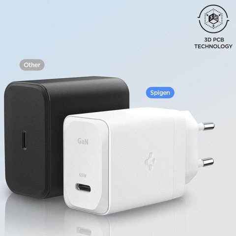 Spigen ArcStation Pro GaN-651 - Ładowarka sieciowa USB-C PD 3.0 PPS 65W + kabel USB-C (Czarny) Spigen ArcStation Pro GaN-651 - Ładowarka sieciowa USB-C PD 3.0 PPS 65W + kabel USB-C (Czarny)