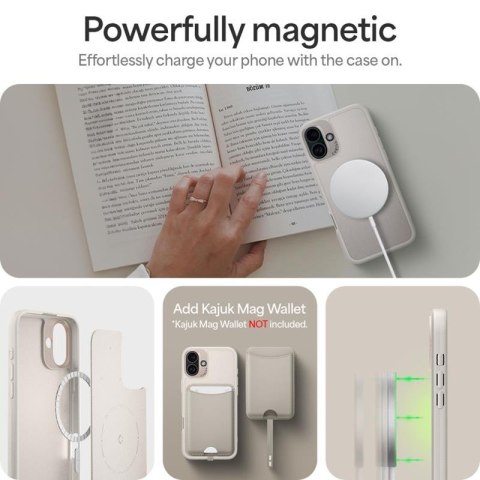 Spigen Cyrill Kajuk Mag MagSafe - Etui iPhone 16 (Cream) Spigen Cyrill Kajuk Mag MagSafe - Etui iPhone 16 (Cream)