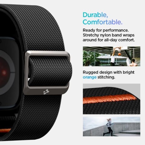 Spigen Lite Fit "Pro" - Etui z paskiem do Apple Watch 10 42 mm (Matte Black) Spigen Lite Fit "Pro" - Etui z paskiem do Apple Watch 10 42 mm (Matte Black)