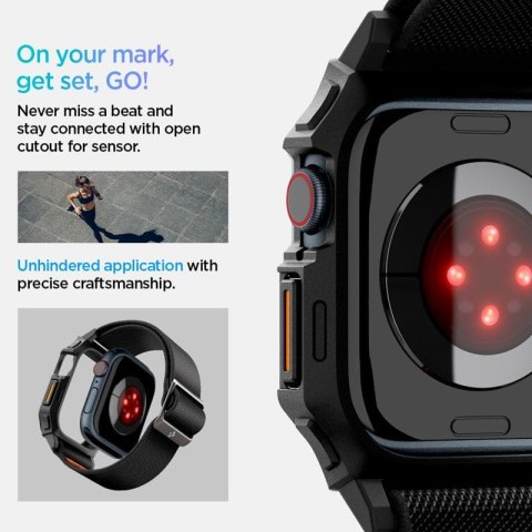 Spigen Lite Fit "Pro" - Etui z paskiem do Apple Watch 10 42 mm (Matte Black) Spigen Lite Fit "Pro" - Etui z paskiem do Apple Watch 10 42 mm (Matte Black)