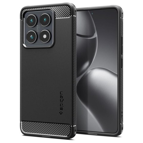 Spigen Rugged Armor - Etui do Xiaomi 14T Pro (Matte Black) Spigen Rugged Armor - Etui do Xiaomi 14T Pro (Matte Black)