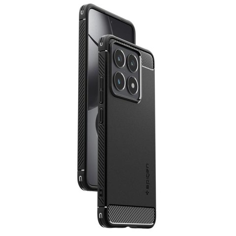 Spigen Rugged Armor - Etui do Xiaomi 14T Pro (Matte Black) Spigen Rugged Armor - Etui do Xiaomi 14T Pro (Matte Black)