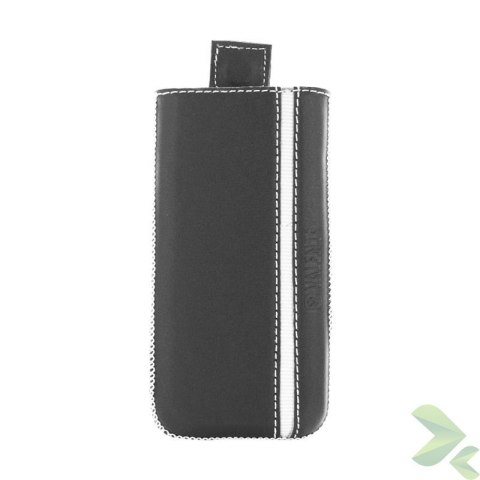 Valenta Pocket Stripe - Skórzane etui wsuwka (czarny) Valenta Pocket Stripe - Skórzane etui wsuwka (czarny)