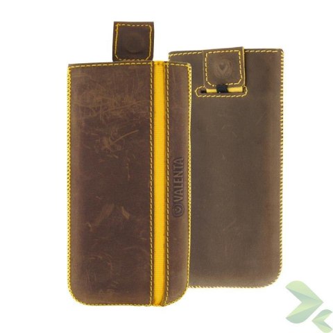 Valenta Pocket Stripe Vintage - Skórzane etui wsuwka (brązowy) Valenta Pocket Stripe Vintage - Skórzane etui wsuwka (brązowy)