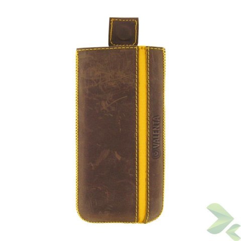 Valenta Pocket Stripe Vintage - Skórzane etui wsuwka (brązowy) Valenta Pocket Stripe Vintage - Skórzane etui wsuwka (brązowy)
