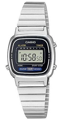 CASIO Zegarek Damski CASIO Collection Retro LA670WA-1DF