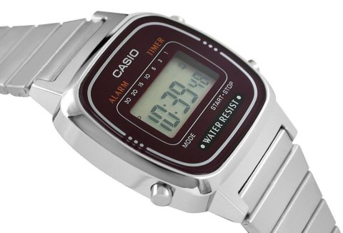 CASIO Zegarek Damski CASIO LA670WA-4DF + BOX CASIO Zegarek Damski CASIO LA670WA-4DF + BOX