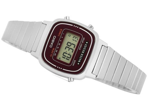 CASIO Zegarek Damski CASIO LA670WA-4DF + BOX CASIO Zegarek Damski CASIO LA670WA-4DF + BOX
