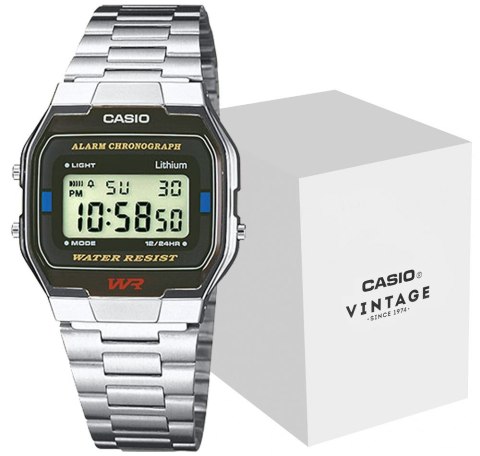CASIO Zegarek CASIO A163WA-1QES Unisex + BOX CASIO Zegarek CASIO A163WA-1QES Unisex + BOX