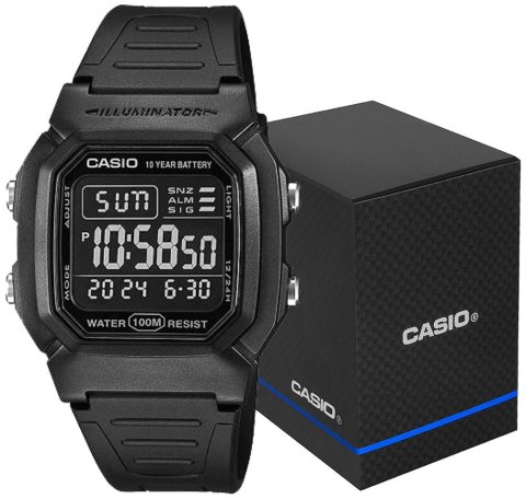 CASIO Zegarek CASIO W-800H-1BVES + BOX CASIO Zegarek CASIO W-800H-1BVES + BOX
