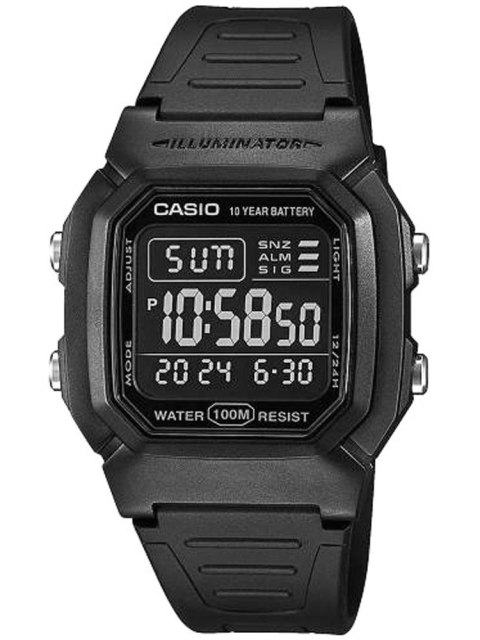 CASIO Zegarek CASIO W-800H-1BVES + BOX CASIO Zegarek CASIO W-800H-1BVES + BOX