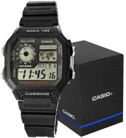 CASIO Zegarek Męski CASIO AE-1200WH-1AVEF