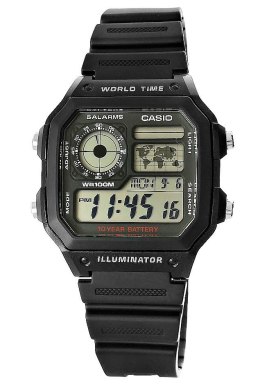 CASIO Zegarek Męski CASIO AE-1200WH-1AVEF