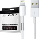 Alogy Kabel 100cm Alogy USB do Lightning przewód do ładowania apple iPhone biały