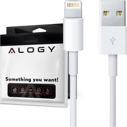 Alogy Kabel 100cm Alogy USB do Lightning przewód do ładowania apple iPhone biały
