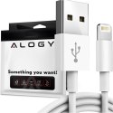 Alogy Kabel 100cm Alogy USB do Lightning przewód do ładowania apple iPhone biały