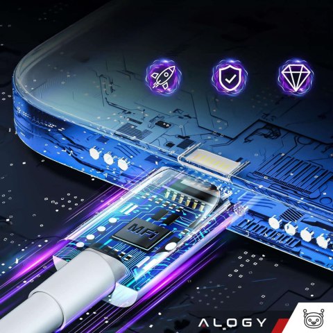 Alogy Kabel 100cm Alogy USB do Lightning przewód do ładowania apple iPhone biały Alogy Kabel 100cm Alogy USB do Lightning przewód do ładowania apple iPhone biały