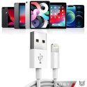 Alogy Kabel 100cm Alogy USB do Lightning przewód do ładowania apple iPhone biały