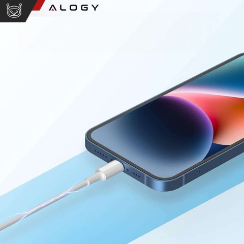 Alogy Kabel 100cm Alogy USB do Lightning przewód do ładowania apple iPhone biały Alogy Kabel 100cm Alogy USB do Lightning przewód do ładowania apple iPhone biały