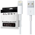 Alogy Kabel 100cm Alogy USB do Lightning przewód do ładowania apple iPhone biały