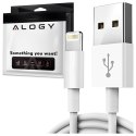 Alogy Kabel 100cm Alogy USB do Lightning przewód do ładowania apple iPhone biały