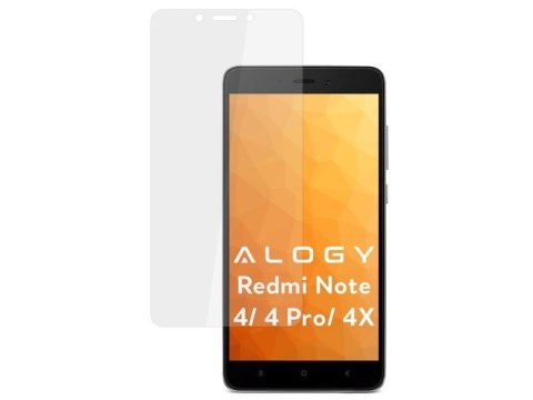 Alogy Szkło hartowane Alogy na ekran do Xiaomi Redmi Note 4/ Note 4 Pro/ Note 4x Alogy Szkło hartowane Alogy na ekran do Xiaomi Redmi Note 4/ Note 4 Pro/ Note 4x