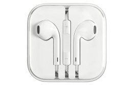 Apple Oryginalne słuchawki Apple EarPods MD827ZM/A z pilotem i mikrofonem Jack 3.5mm