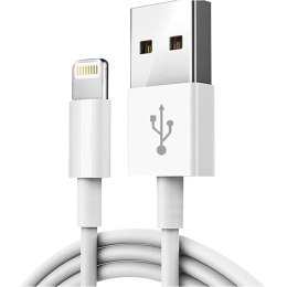 Apple Oryginalny kabel Apple MD818ZM/A Lightning do USB 1 metr Cable biały