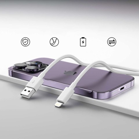 Apple Oryginalny kabel Apple MD818ZM/A Lightning do USB 1 metr Cable biały Apple Oryginalny kabel Apple MD818ZM/A Lightning do USB 1 metr Cable biały