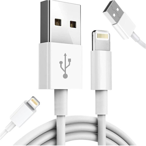 Apple Oryginalny kabel Apple MD818ZM/A Lightning do USB 1 metr Cable biały Apple Oryginalny kabel Apple MD818ZM/A Lightning do USB 1 metr Cable biały