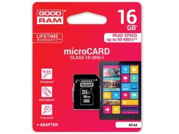 Goodram Karta pamięci GoodRam micro SD SDHC class 10 16GB