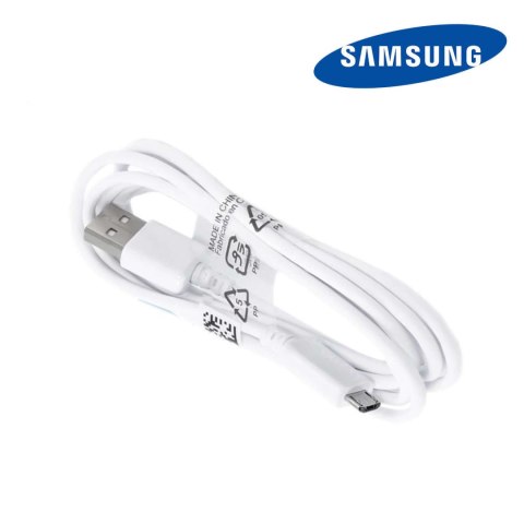 Samsung Kabel Samsung Oryginalny Micro USB 2.0 ECB-DU4AWE przewód 1m Biały Samsung Kabel Samsung Oryginalny Micro USB 2.0 ECB-DU4AWE przewód 1m Biały