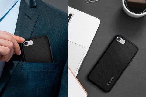 Spigen Etui Spigen Liquid Air Apple iPhone 7/8/SE 2022/2020 Black Spigen Etui Spigen Liquid Air Apple iPhone 7/8/SE 2022/2020 Black