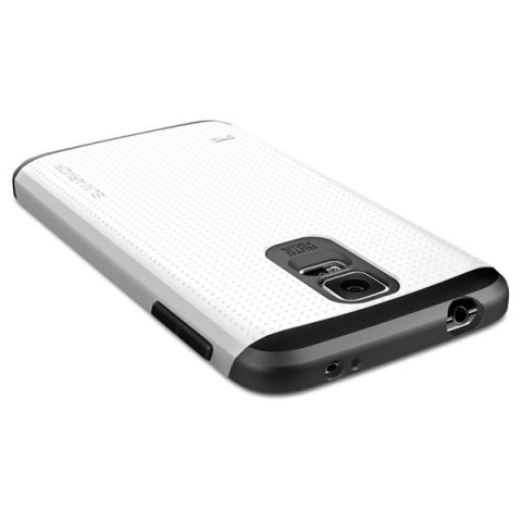 Spigen Etui Spigen Slim Armor Samsung Galaxy S5 Shimmery White Spigen Etui Spigen Slim Armor Samsung Galaxy S5 Shimmery White