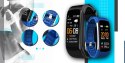 Giewont Smartband Giewont Fit&GO Duo GW200-7 - Black + Pasek Sky Blue