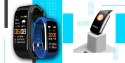 Giewont Smartband Giewont Fit&GO Duo GW200-7 - Black + Pasek Sky Blue