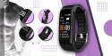 Giewont Smartband Giewont Fit&GO Duo GW200-8 - Black + Pasek Touch of Lavender