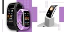 Giewont Smartband Giewont Fit&GO Duo GW200-8 - Black + Pasek Touch of Lavender