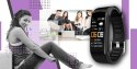 Giewont Smartband Giewont Fit&GO Duo GW200-8 - Black + Pasek Touch of Lavender