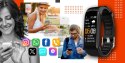 Giewont Smartband Giewont Fit&GO Duo GW200-9 - Black + Pasek Orange Power