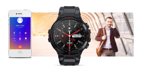 Giewont Smartwatch Giewont Focus SmartCall GW430-1 - Carbon Giewont Smartwatch Giewont Focus SmartCall GW430-1 - Carbon
