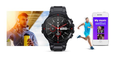 Giewont Smartwatch Giewont Focus SmartCall GW430-1 - Carbon Giewont Smartwatch Giewont Focus SmartCall GW430-1 - Carbon