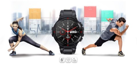Giewont Smartwatch Giewont Focus SmartCall GW430-1 - Carbon Giewont Smartwatch Giewont Focus SmartCall GW430-1 - Carbon