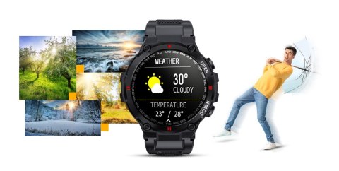 Giewont Smartwatch Giewont Focus SmartCall GW430-1 - Carbon Giewont Smartwatch Giewont Focus SmartCall GW430-1 - Carbon