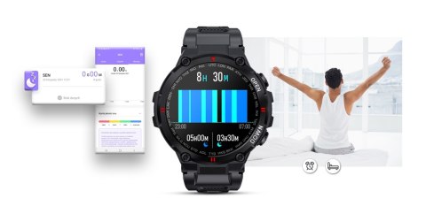 Giewont Smartwatch Giewont Focus SmartCall GW430-1 - Carbon Giewont Smartwatch Giewont Focus SmartCall GW430-1 - Carbon