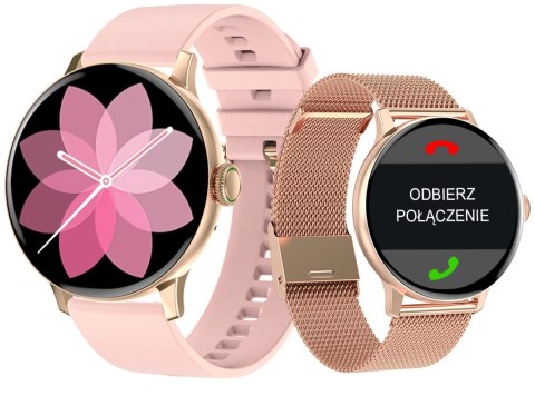 Giewont Smartwatch Giewont Supernova SmartCall GW330-1 Rose Gold Shine/Powder Pink Giewont Smartwatch Giewont Supernova SmartCall GW330-1 Rose Gold Shine/Powder Pink