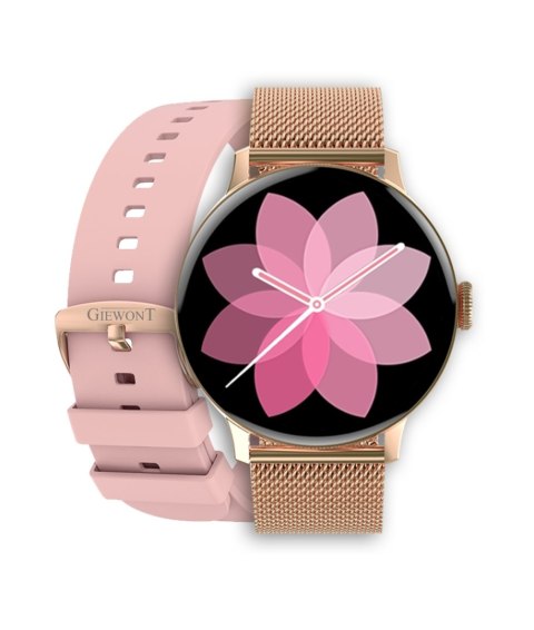Giewont Smartwatch Giewont Supernova SmartCall GW330-1 Rose Gold Shine/Powder Pink Giewont Smartwatch Giewont Supernova SmartCall GW330-1 Rose Gold Shine/Powder Pink